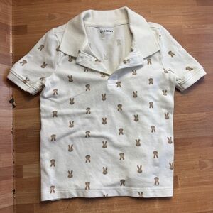 Easter bunny polo shirt size 4t